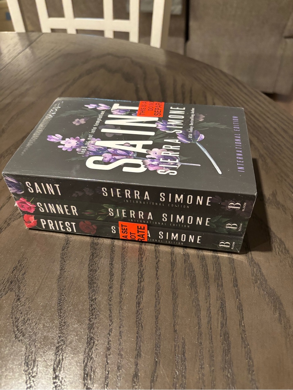 Black Floral Paperback Boxed Set - Saint / Sinner / Priest